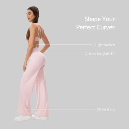 3-Pack Everyday Wide-Leg Pants – High-Waisted & Comfortable