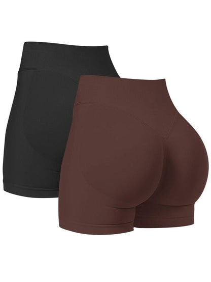 SculptFit High-Waist Shorts