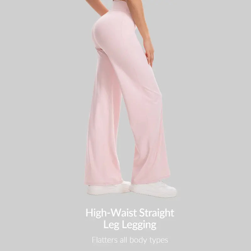 3-Pack Everyday Wide-Leg Pants – High-Waisted & Comfortable